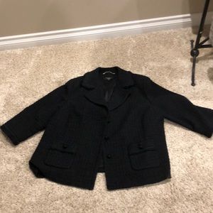 3/4 sleeve blazer
